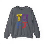 TUFJ Multicolor Repeat Unisex Sweatshirt