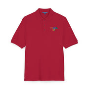 Tassel Up Graffiti Unisex Polo Shirt (Embroidery)