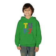 TUFJ Multicolor Repeat Youth Heavy Blend Hoodie