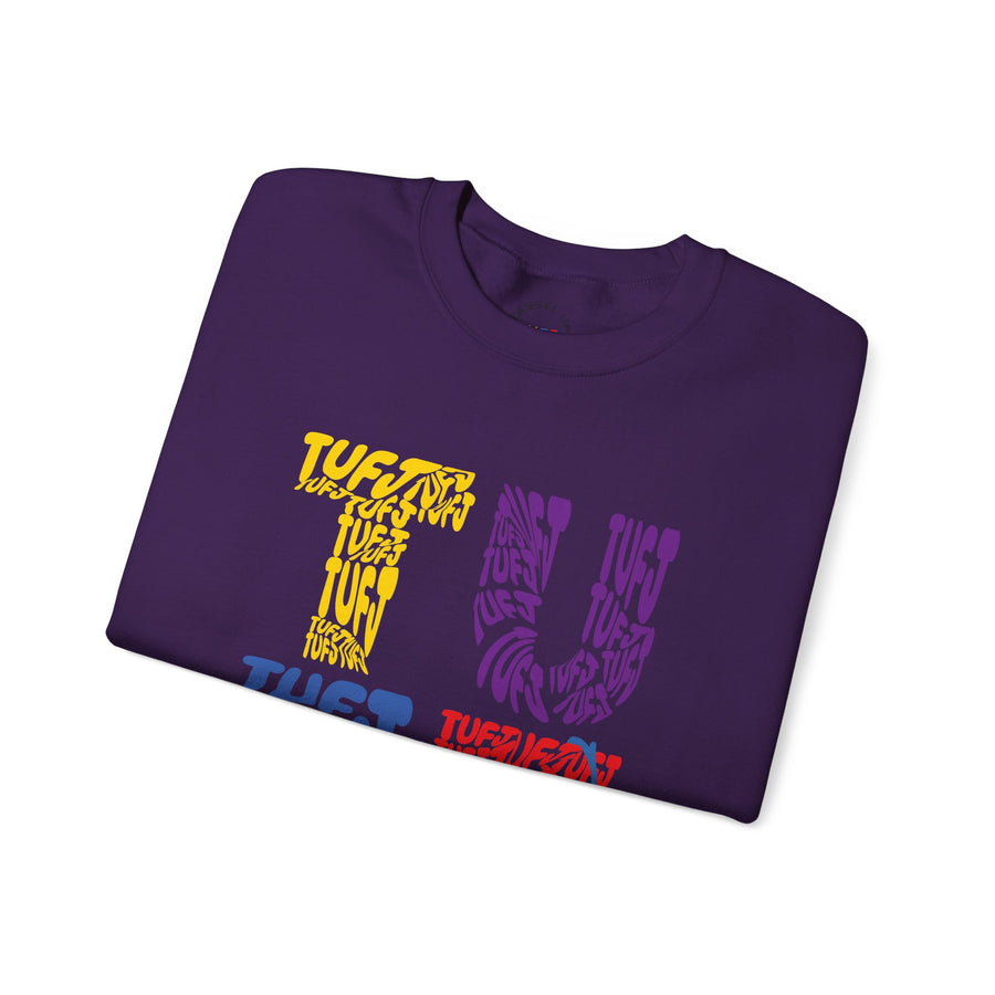 TUFJ Multicolor Repeat Unisex Sweatshirt