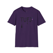 TUFJ Black Print Drip Unisex Softstyle T-Shirt
