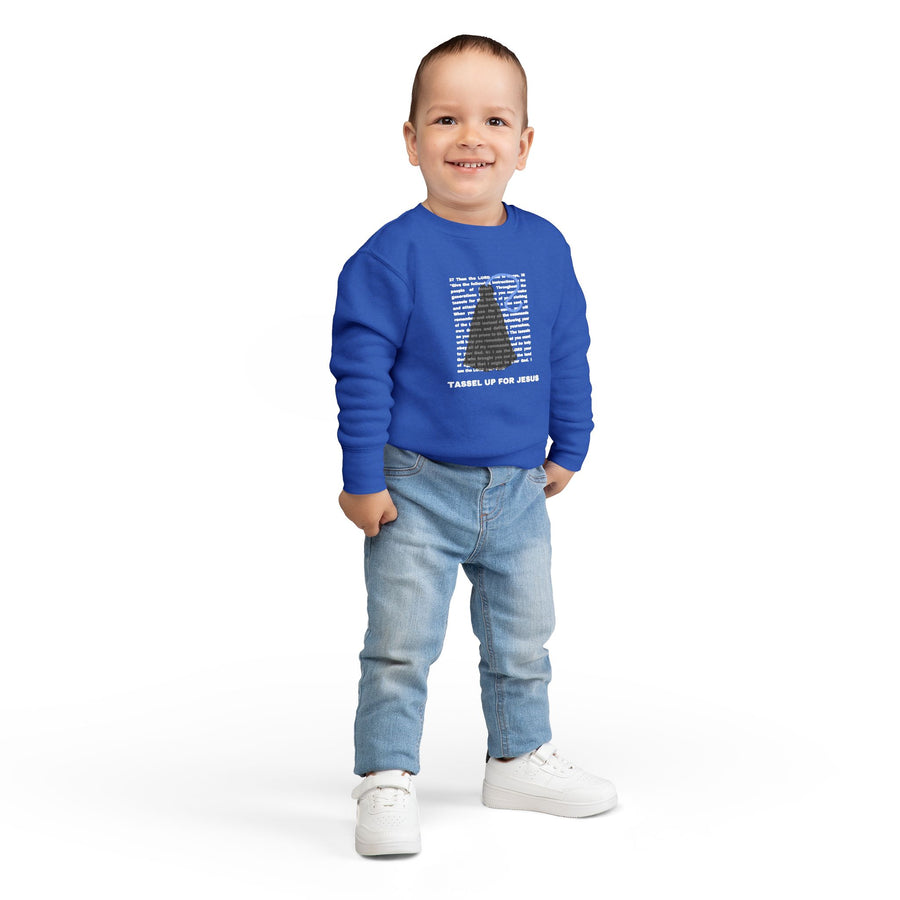 Numbers 15:37-41 Bible Verse Toddler Sweatshirt