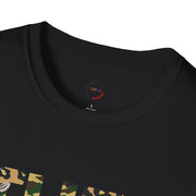 TUFJ Camo Leopard And Pearls Unisex Softstyle T-Shirt