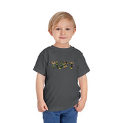 TUFJ Camo Leopard And Pearls Toddler Short Sleeve Tee
