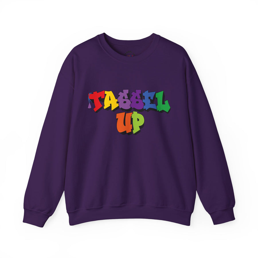 Tassel Up Graffiti Unisex Sweatshirt