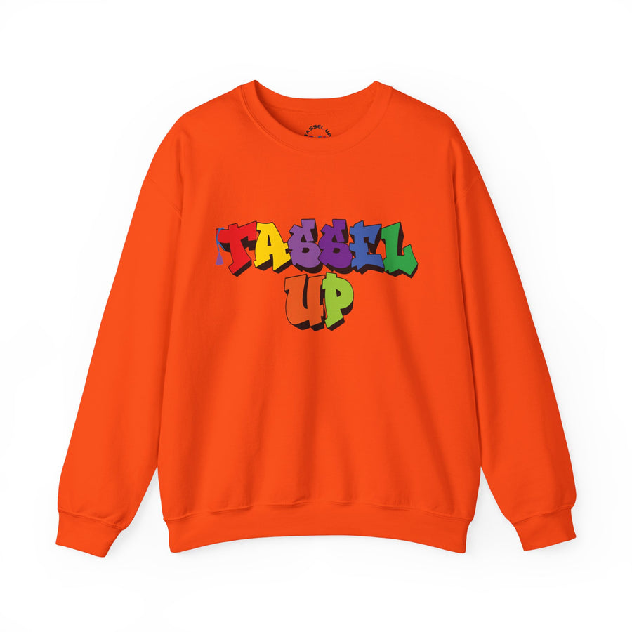 Tassel Up Graffiti Unisex Sweatshirt