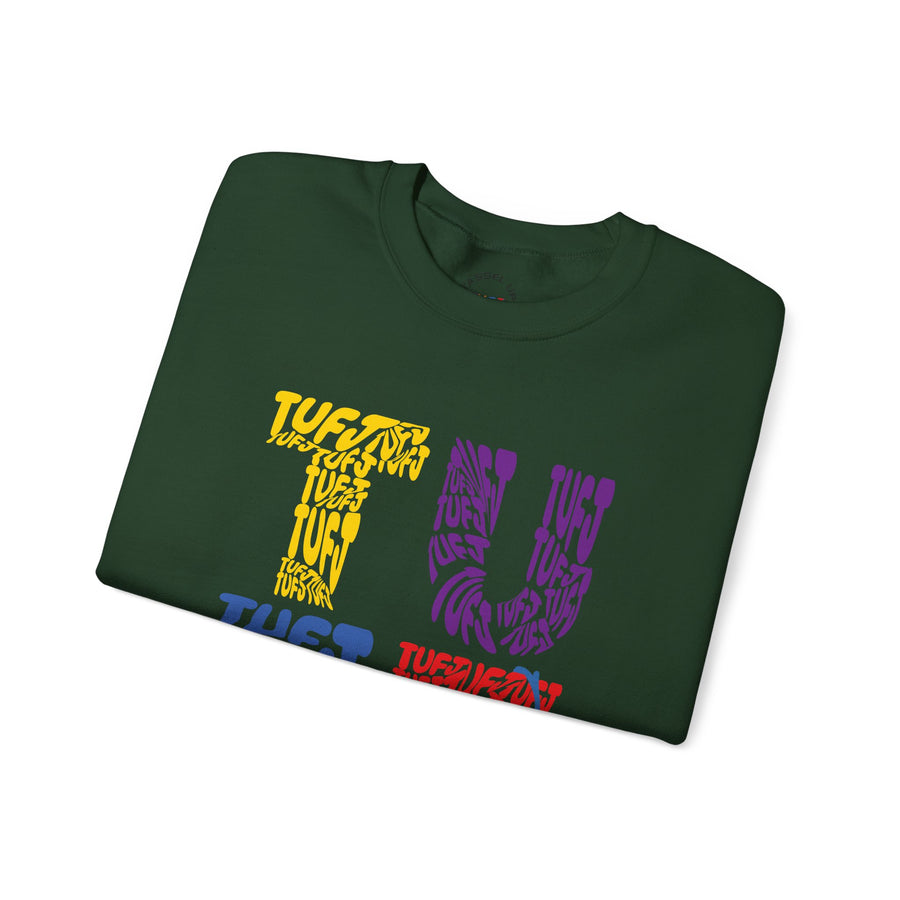 TUFJ Multicolor Repeat Unisex Sweatshirt