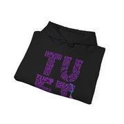 TUFJ Purple Repeat Unisex Hoodie