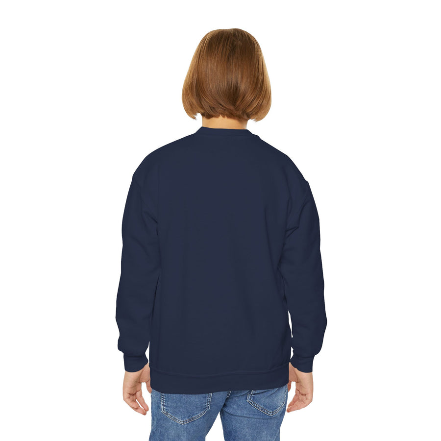 Tassel Up Cursive Youth Crewneck Sweatshirt