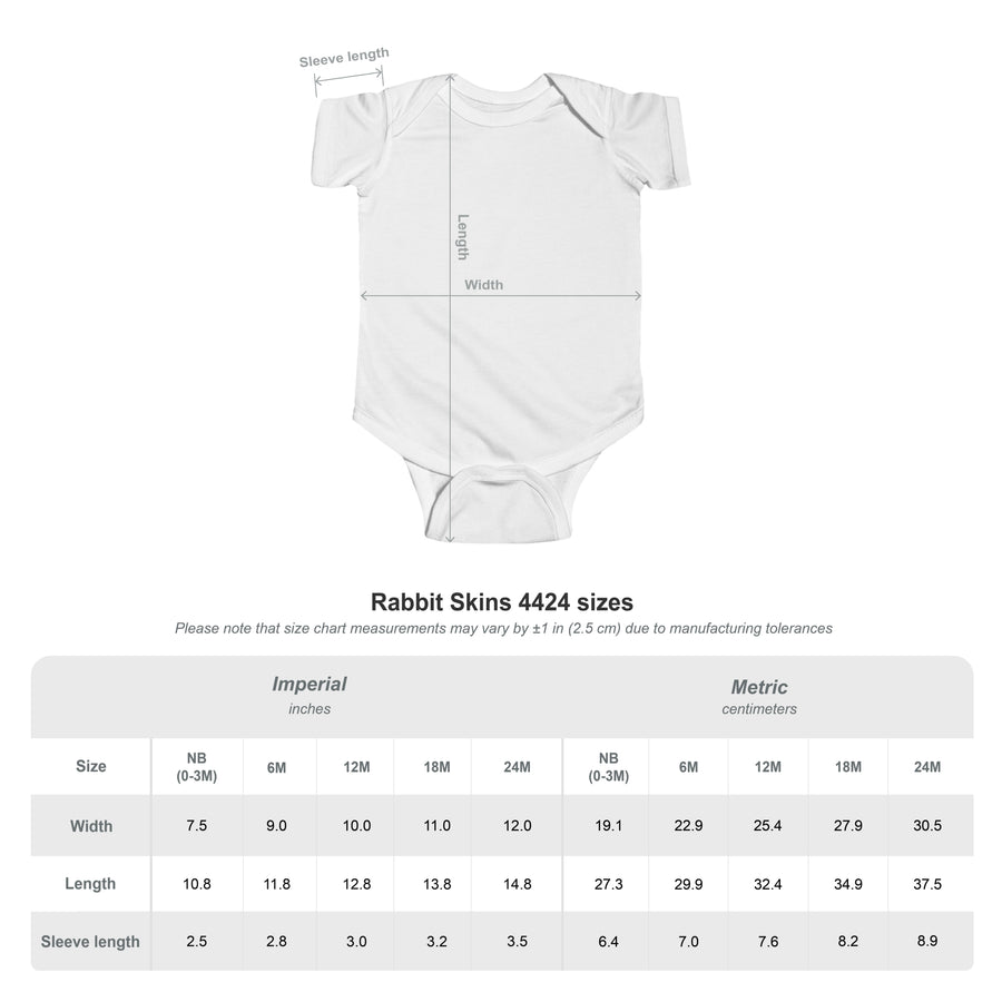 TUFJ Drip Infant Fine Jersey Bodysuit