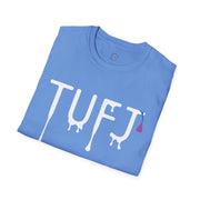 TUFJ White Print Drip Unisex Softstyle T-Shirt