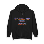 Tassel Up For Jesus Camo Unisex Heavy Blend Full Zip Hoodie