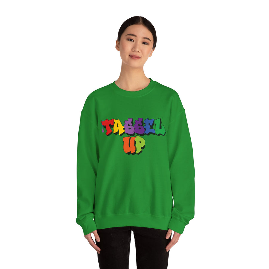 Tassel Up Graffiti Unisex Sweatshirt
