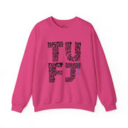 TUFJ Black Repeat Unisex Sweatshirt