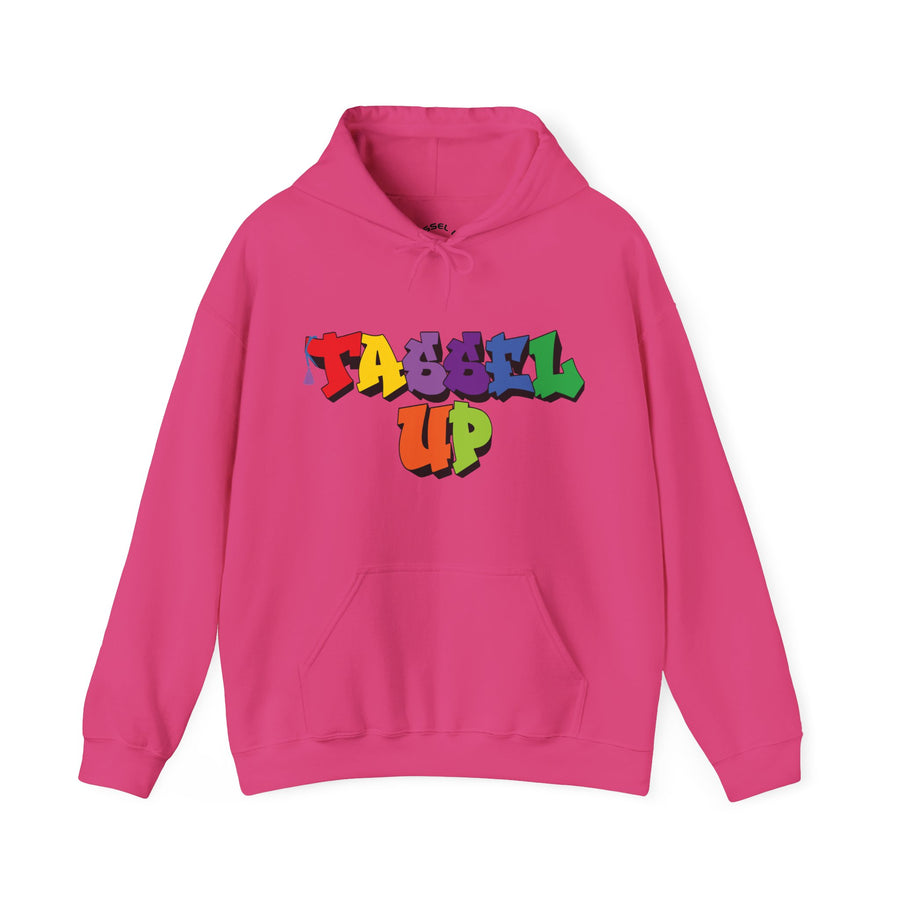 Tassel Up Graffiti Unisex Hoodie