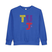 TUFJ Multicolor Repeat Toddler Sweatshirt