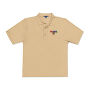 Tassel Up Graffiti Unisex Polo Shirt (Embroidery)