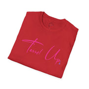 Tassel Up Pink Cursive Softstyle Unisex T-Shirt