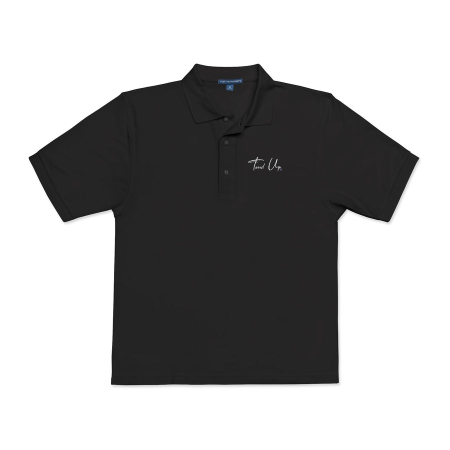 Tassel Up Cursive Unisex Polo Shirt (Embroidery)