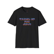 Tassel Up For Jesus Camo Unisex Softstyle T-Shirt