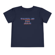 Tassel Up For Jesus Camo Toddler Short Sleeve Tee