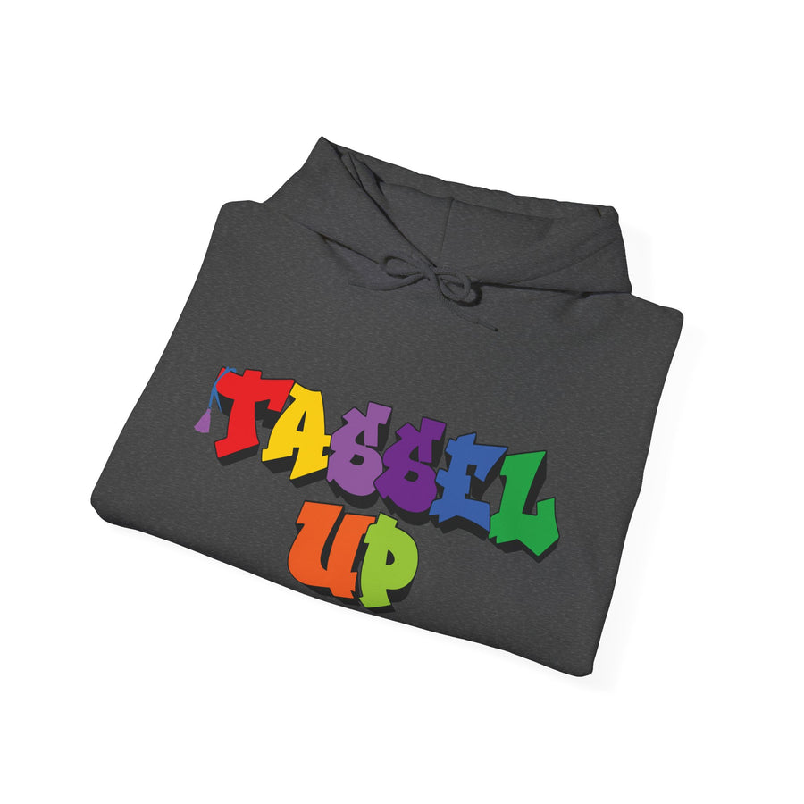 Tassel Up Graffiti Unisex Hoodie