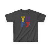 TUFJ Multi Color Repeat Kids Heavy Cotton™ Tee