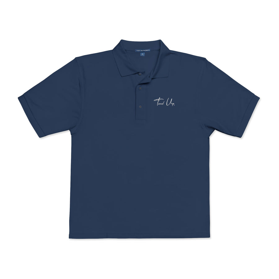 Tassel Up Cursive Unisex Polo Shirt (Embroidery)