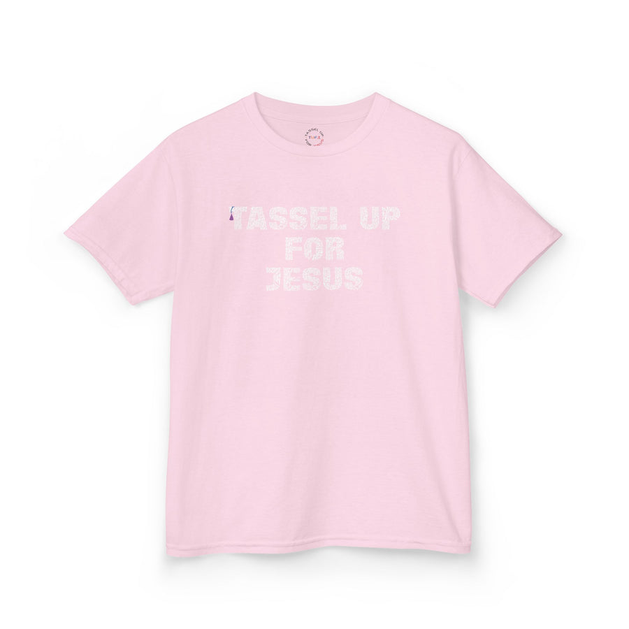 Tassel Up For Jesus Repeat Kids Heavy Cotton™ Tee
