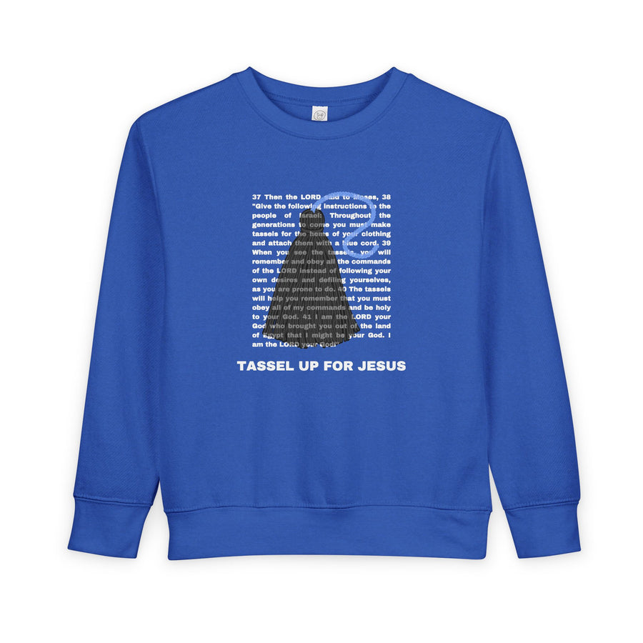 Numbers 15:37-41 Bible Verse Toddler Sweatshirt