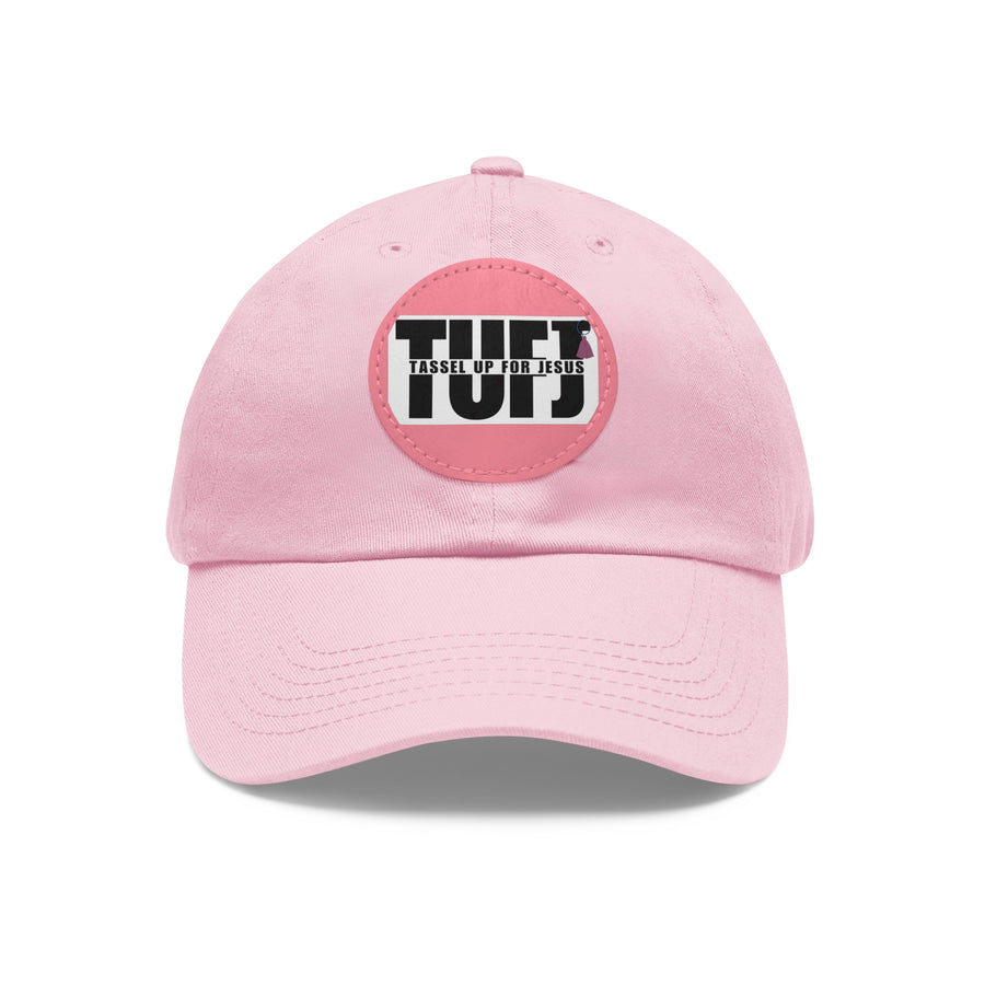 TUFJ Dad Hat With Leather Patch