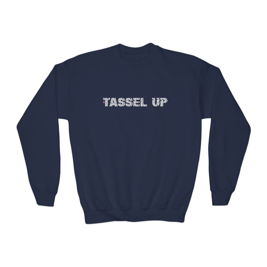 Tassel Up Repeat Youth Crewneck Sweatshirt