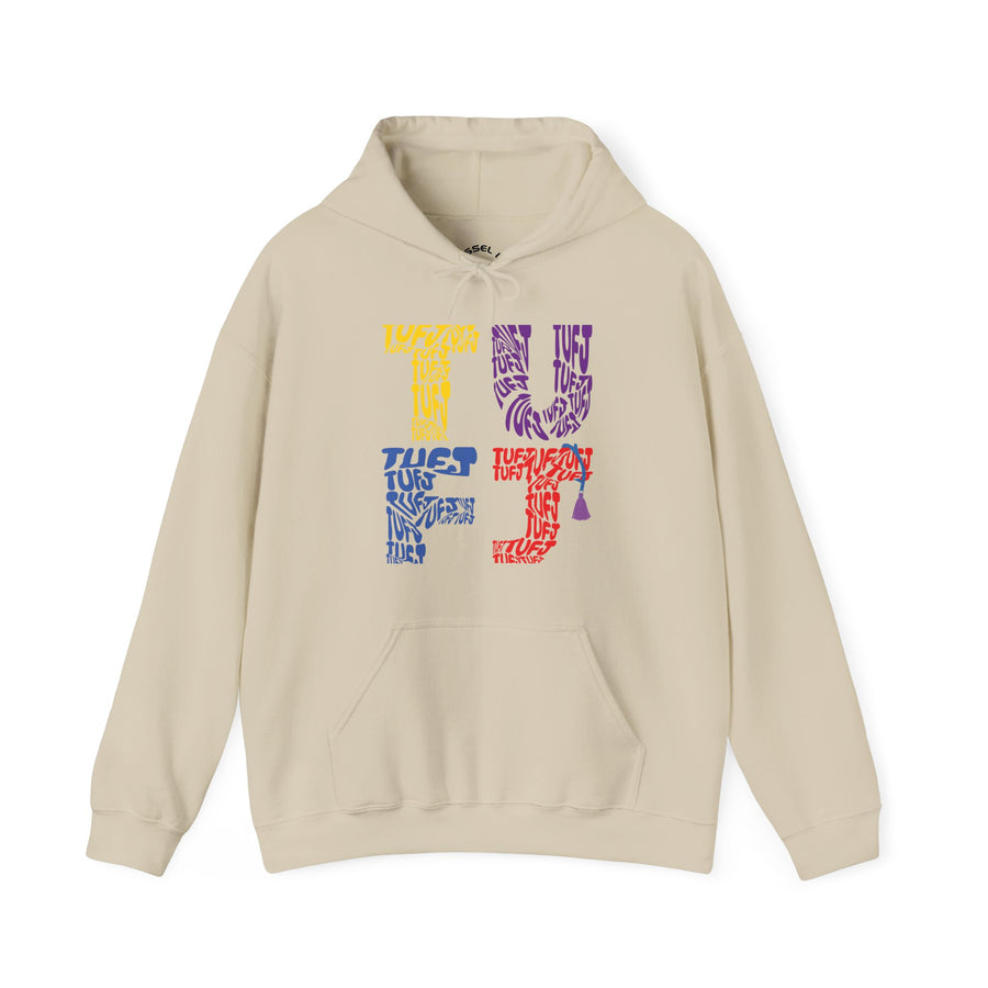 TUFJ Multicolor Repeat Unisex Hoodie