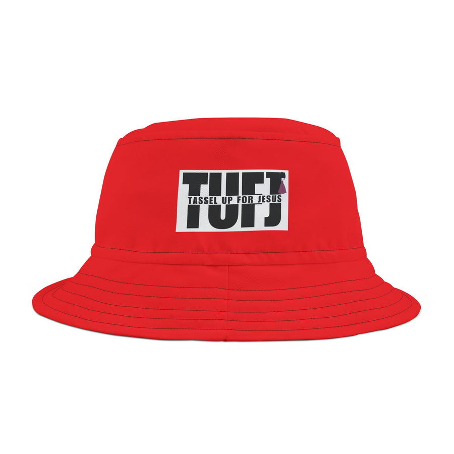 Red TUFJ Bucket Hat