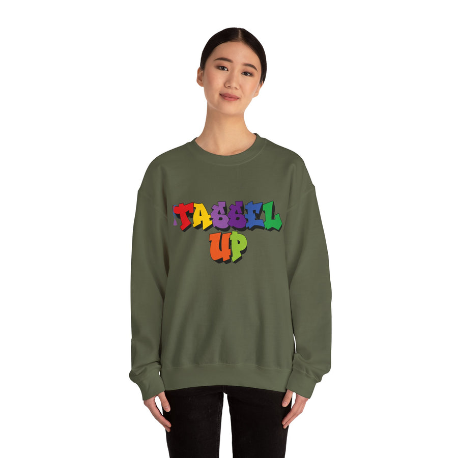 Tassel Up Graffiti Unisex Sweatshirt