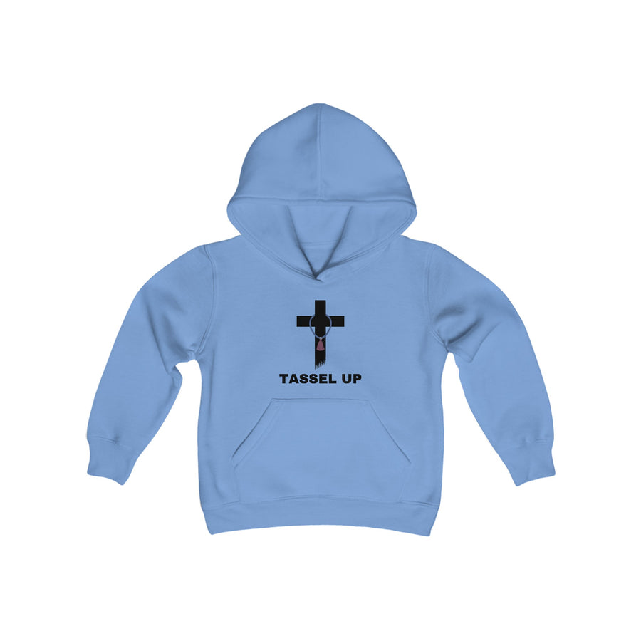 Tassel Cross Youth Heavy Blend Hooded Sweatshirt