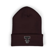 Tassel T Up Cuffed Beanie