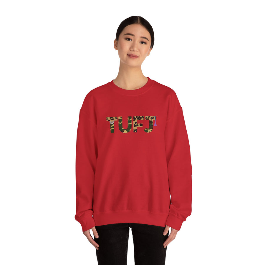 TUFJ Camo Leopard And Pearls Unisex Sweatshirt