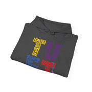 TUFJ Multicolor Repeat Unisex Hoodie