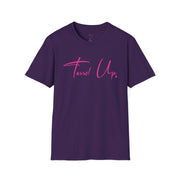 Tassel Up Pink Cursive Softstyle Unisex T-Shirt
