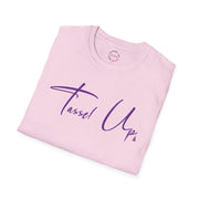 Tassel Up Purple Cursive Unisex Softstyle T-Shirt