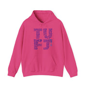 TUFJ Purple Repeat Unisex Hoodie