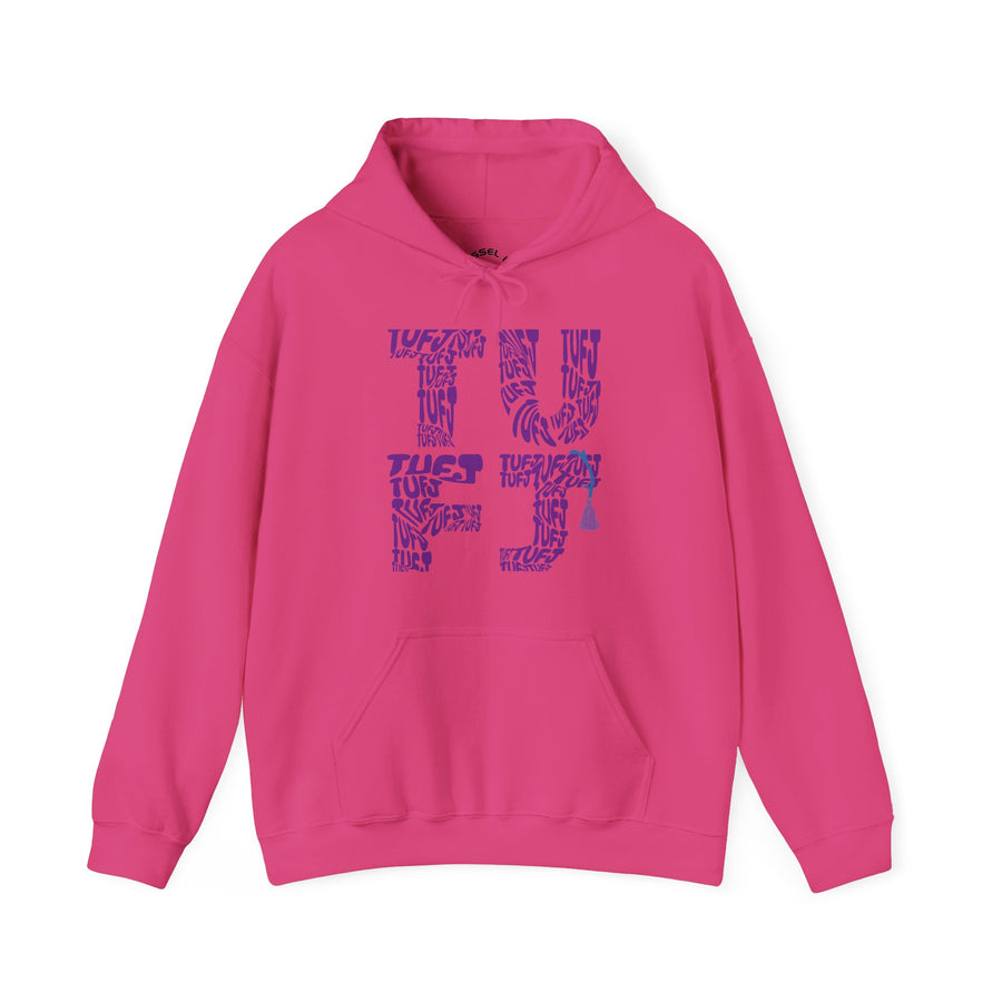 TUFJ Purple Repeat Unisex Hoodie