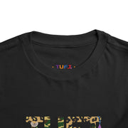 TUFJ Camo Leopard And Pearls Toddler Short Sleeve Tee