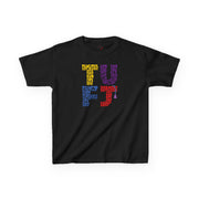 TUFJ Multi Color Repeat Kids Heavy Cotton™ Tee