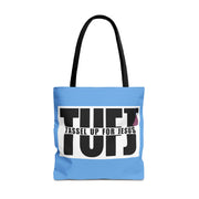 Light Blue TUFJ Tote Bag