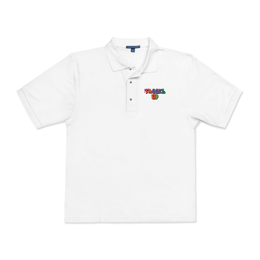 Tassel Up Graffiti Unisex Polo Shirt (Embroidery)