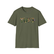 TUFJ Camo Leopard And Pearls Unisex Softstyle T-Shirt