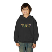 TUFJ Camo Leopard And Pearls Youth Heavy Blend Hoodie