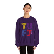 TUFJ Multicolor Repeat Unisex Sweatshirt
